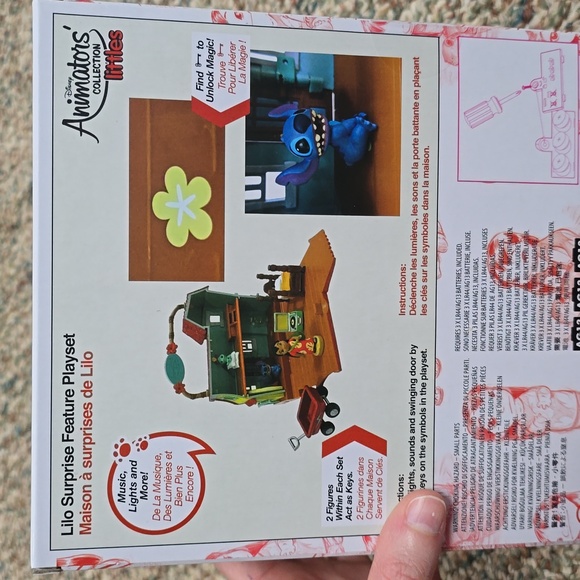 New Lilo and Stitch Playset Disney Animators Kids Toys Musical - Picture 4 of 4